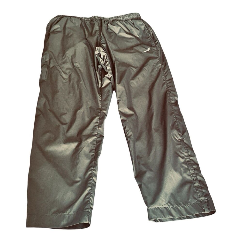 bcg Athletic Windbreaker Black Pants Size 2XL Zipped Leg Elastic Waist